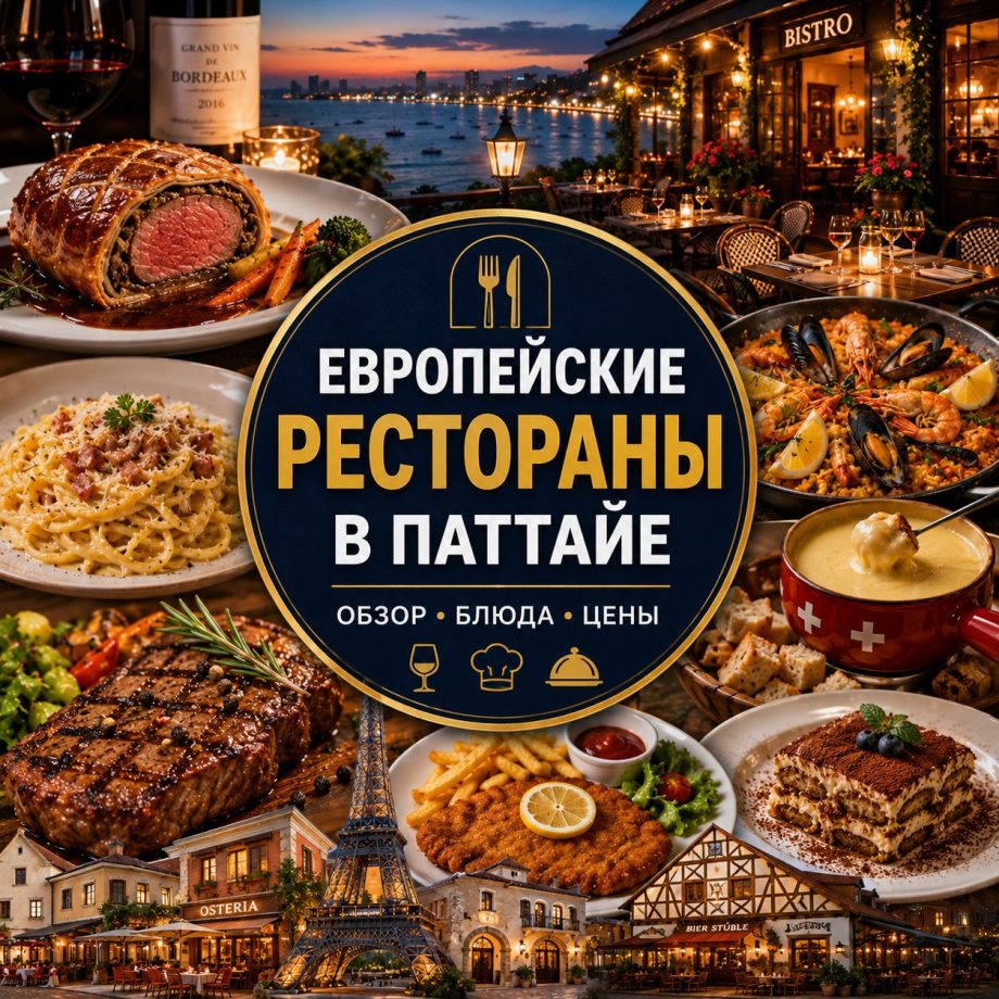 Европейские рестораны Паттайи